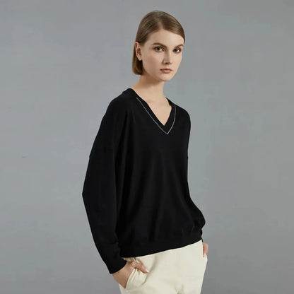 Fine-Knit Loose Fit Sweater LORAN STORE