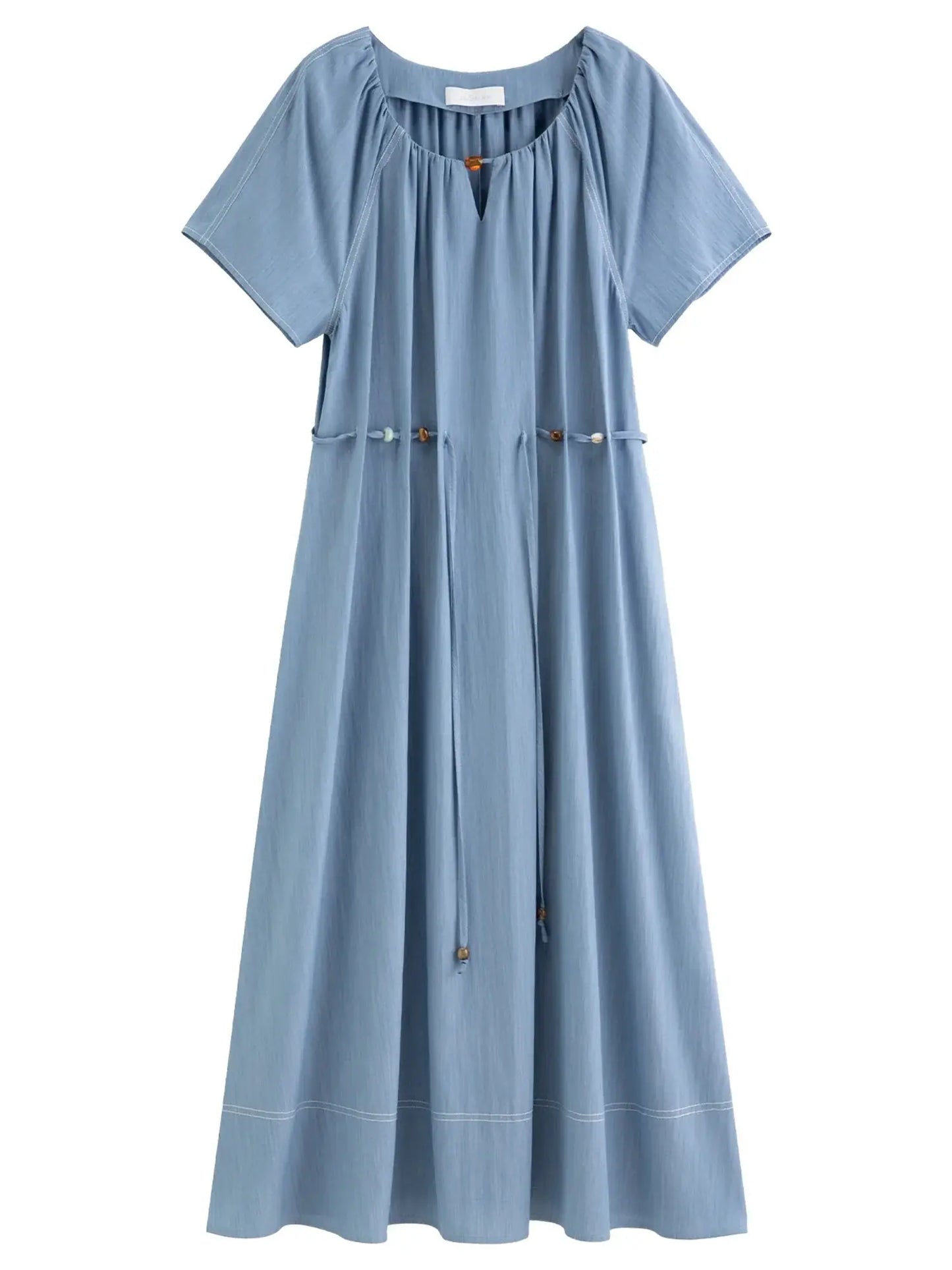 Summer Textured Pleat Dress LORAN STORE