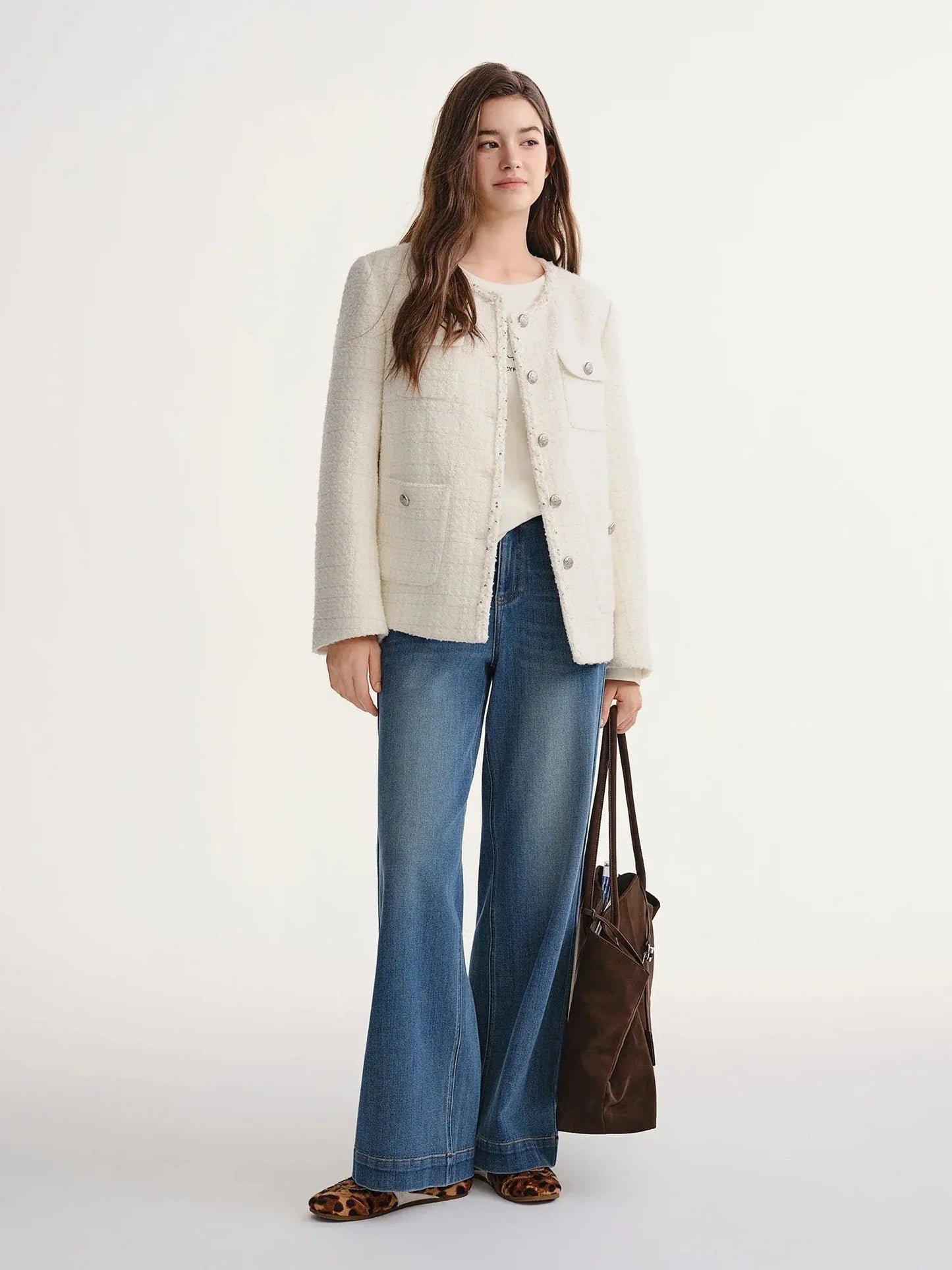 Tweed & Lace Elegance Jacket - Loran