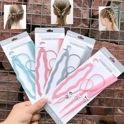Magic Hair Styling Tools & Braiding Accessories Set