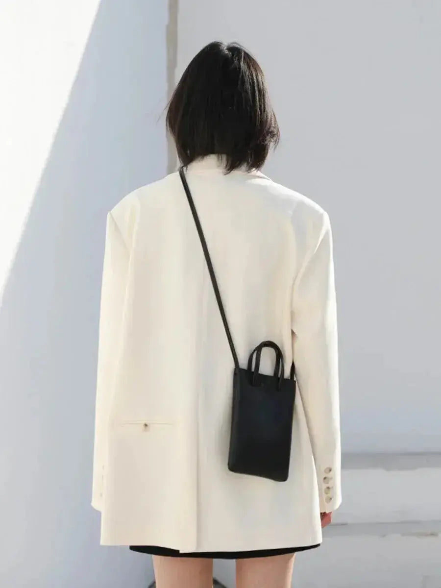 Classic Solid Long Sleeve Coat - Loran