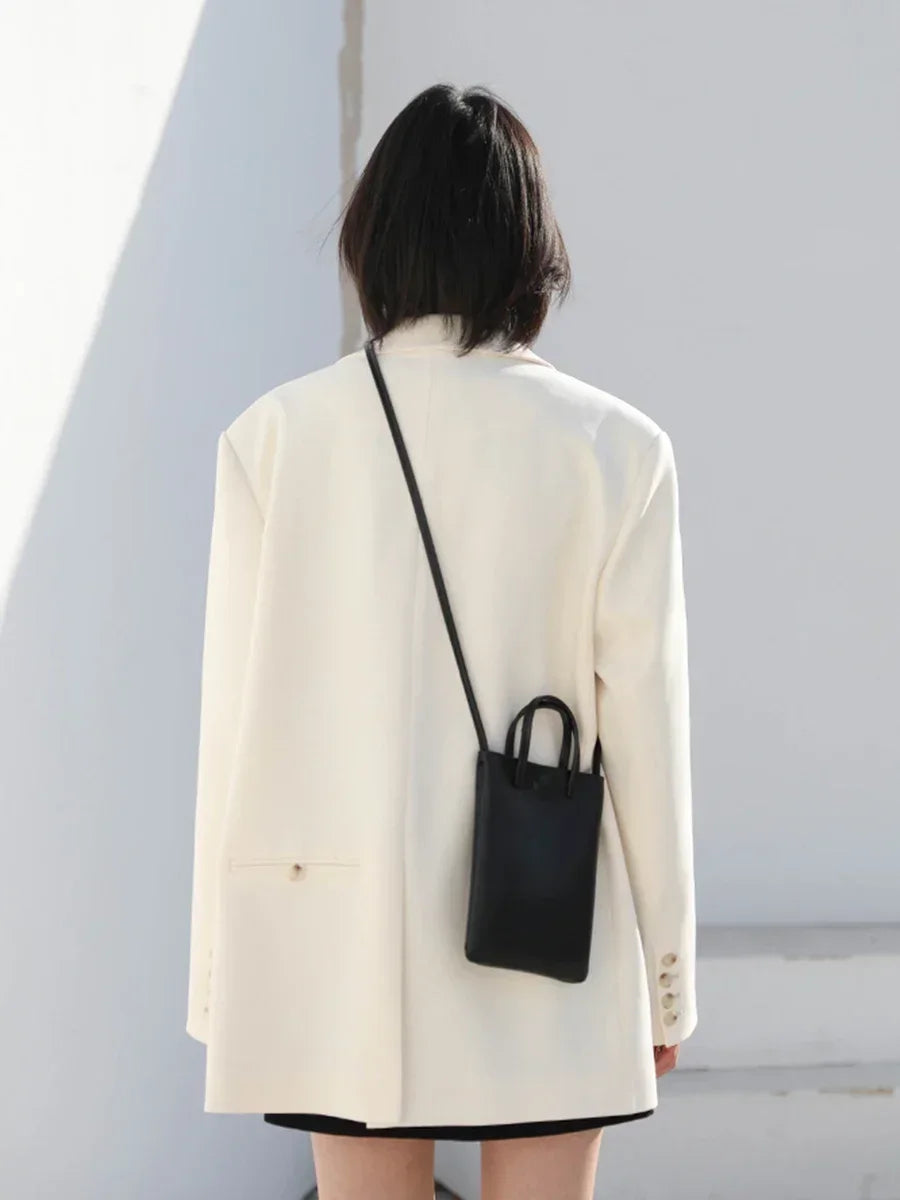 Classic Solid Long Sleeve Coat