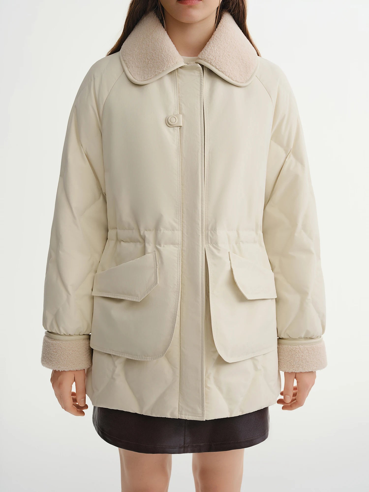 Women’s Waist-Defining Down Casual Winter Jacket Loran
