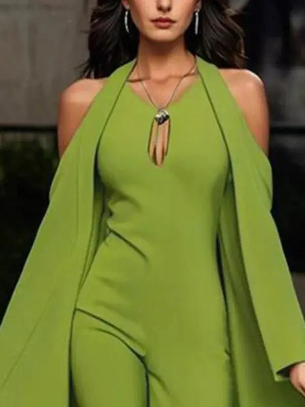 Elegant Batwing Sleeve Jumpsuit - Loran