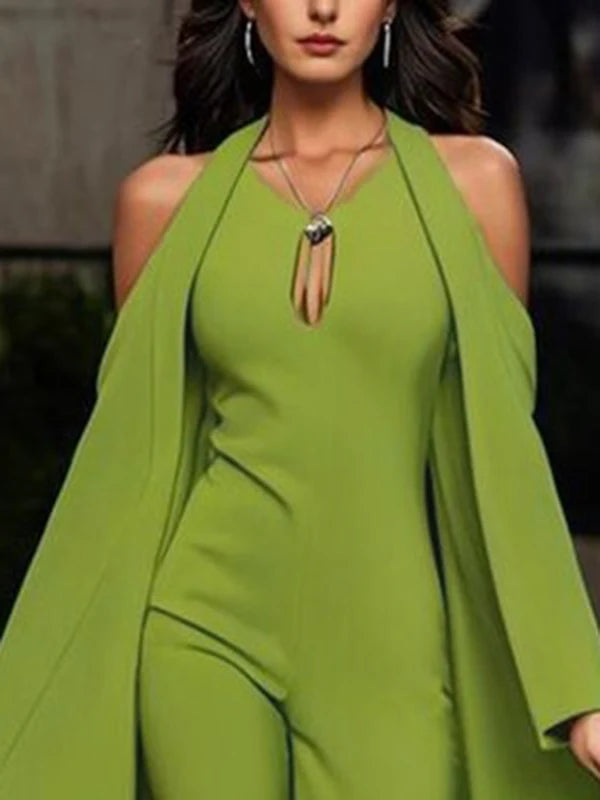 Elegant Batwing Sleeve Jumpsuit