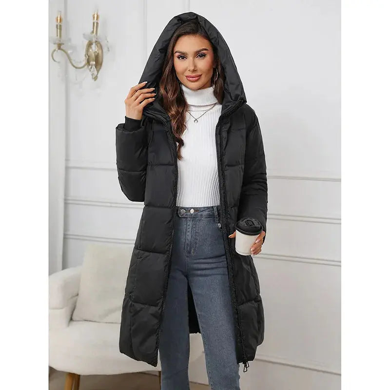 Women's Casual Thick Down Cotton Short Coat for Winter - Loran