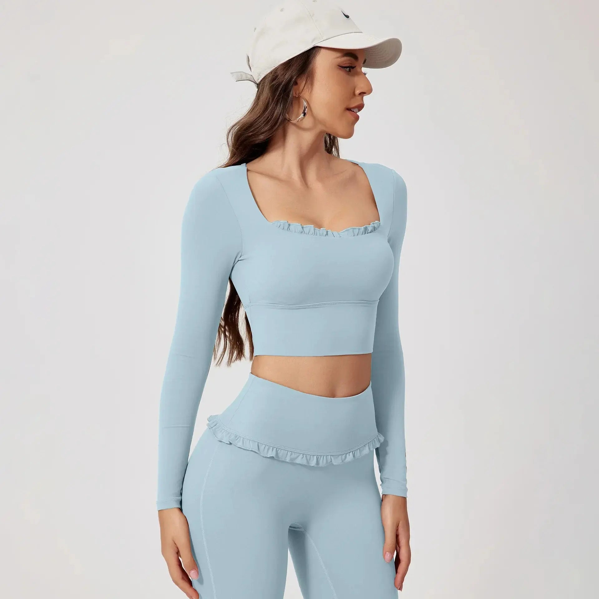 Activewear Suit: Long-Sleeve Top and Bottoms - Loran