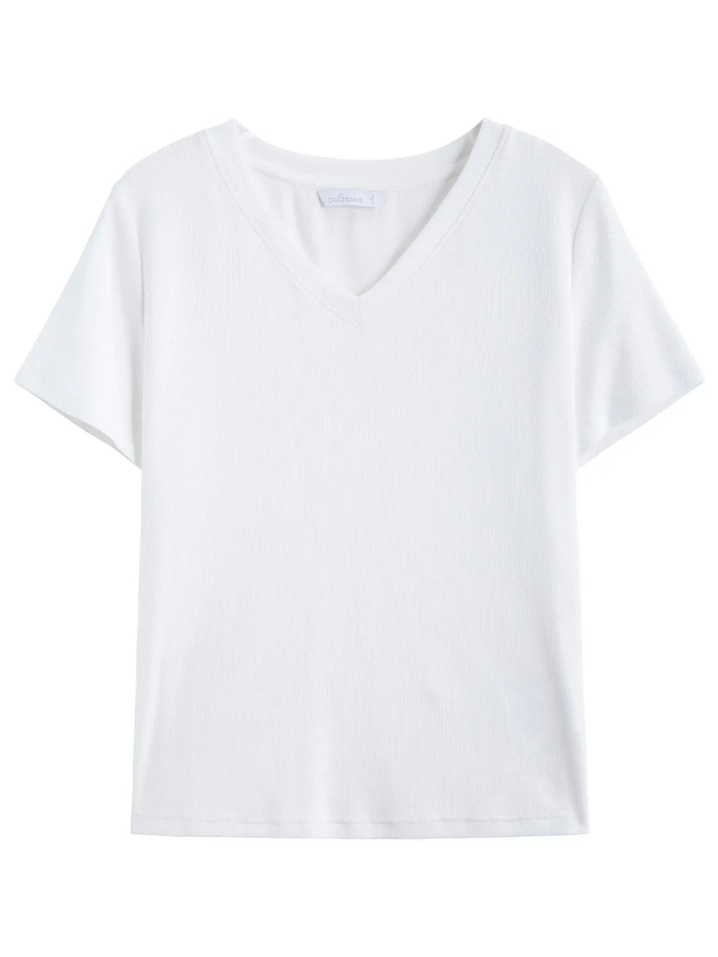 High-Stretch V/U Neck Tee Loran