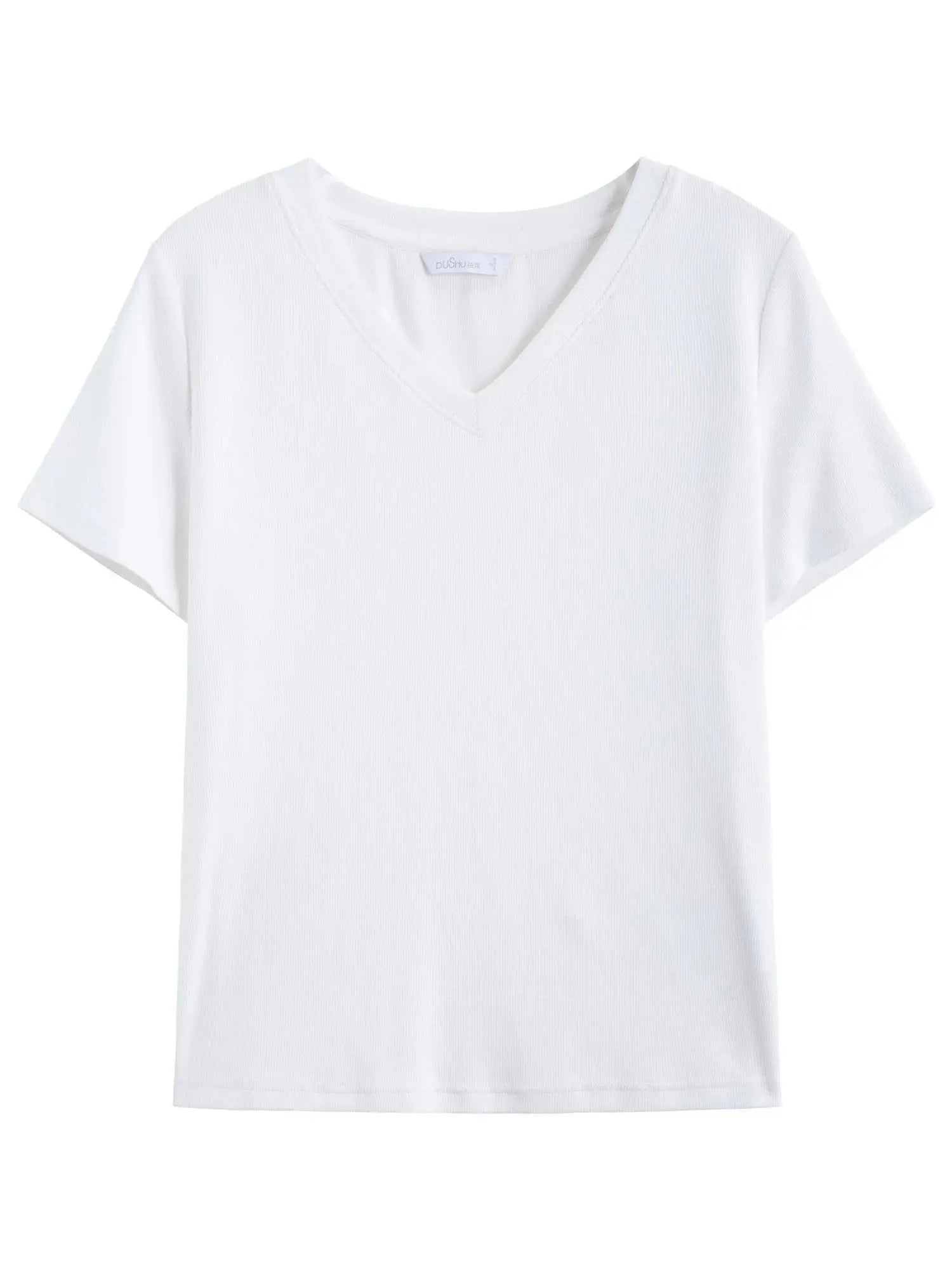 High-Stretch V/U Neck Tee Loran