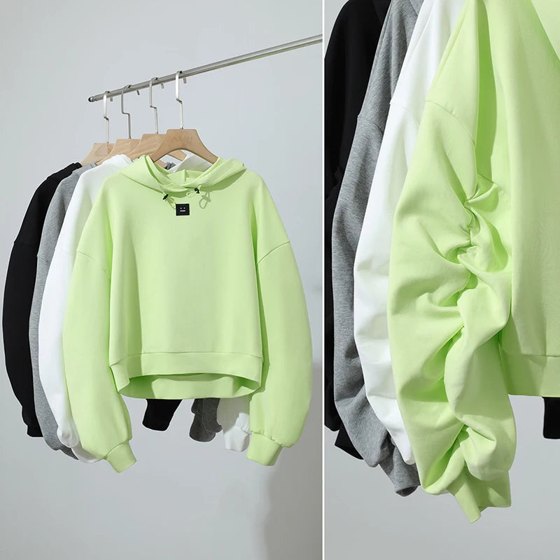 Women's Embroidered Hooded Casual Spring Pullover
