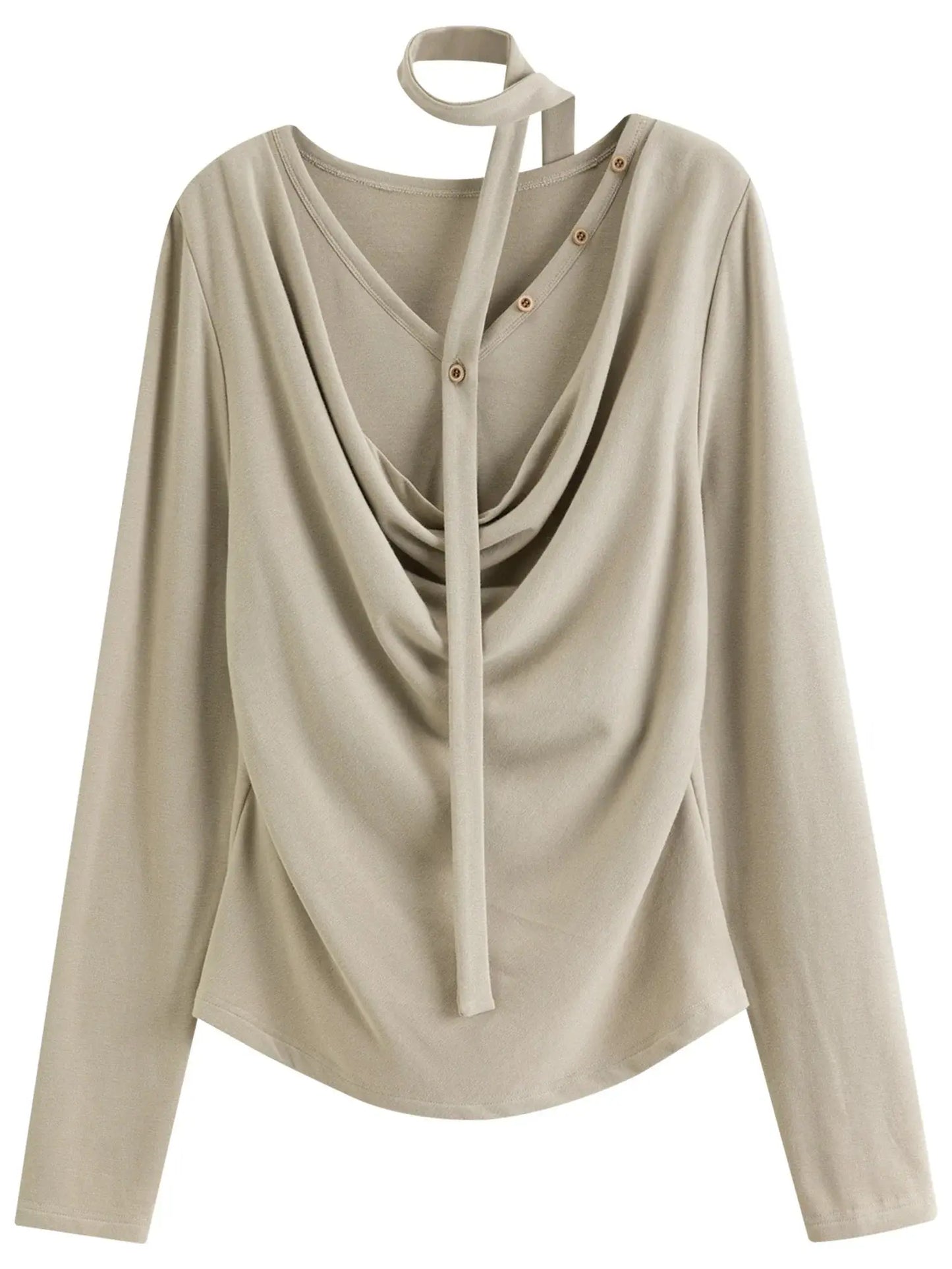 Flattering Mock Two-Piece Layered T-Shirt - Plus Size LORAN STORE