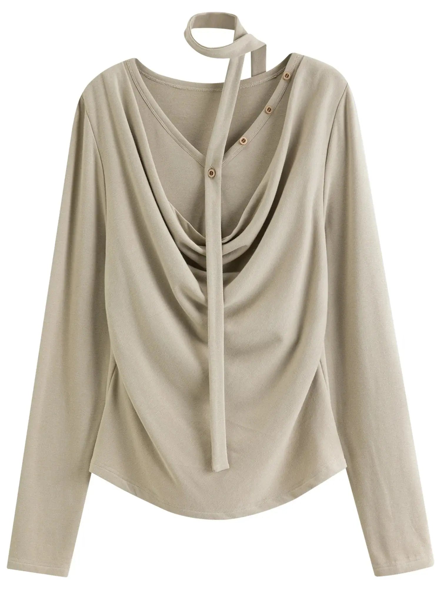 Flattering Mock Two-Piece Layered T-Shirt - Plus Size LORAN STORE
