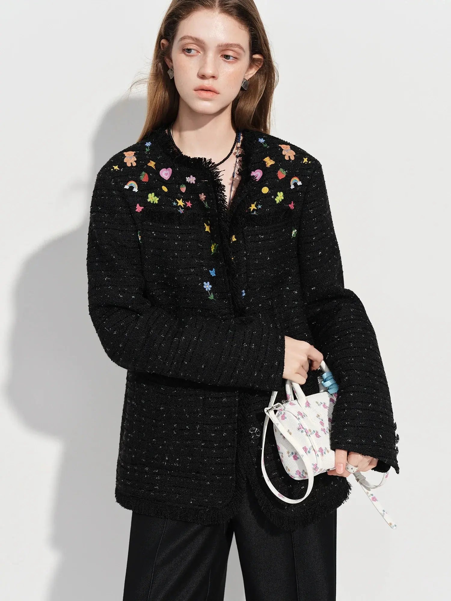 Ins-Style Hand-Painted Short Jacket LORAN STORE