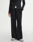 Plus Size Relaxed Wide-Leg Elastic Pants