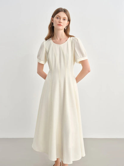Plus Size A-Line Dress Slimming Waist-Defined Summer Vest Loran