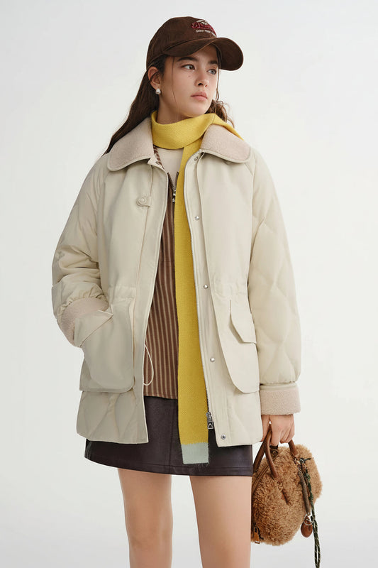 Women’s Waist-Defining Down Casual Winter Jacket Loran