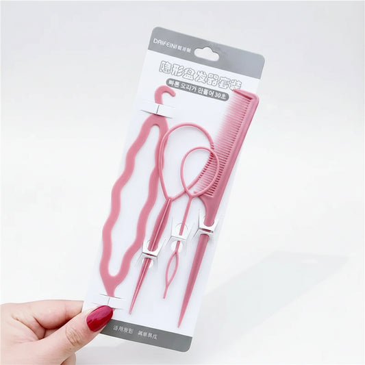 Magic Hair Styling Tools & Braiding Accessories Set