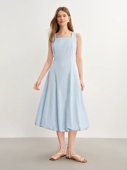 Elegant Plus Size Sleeveless Maxi High Waist Dress Loran