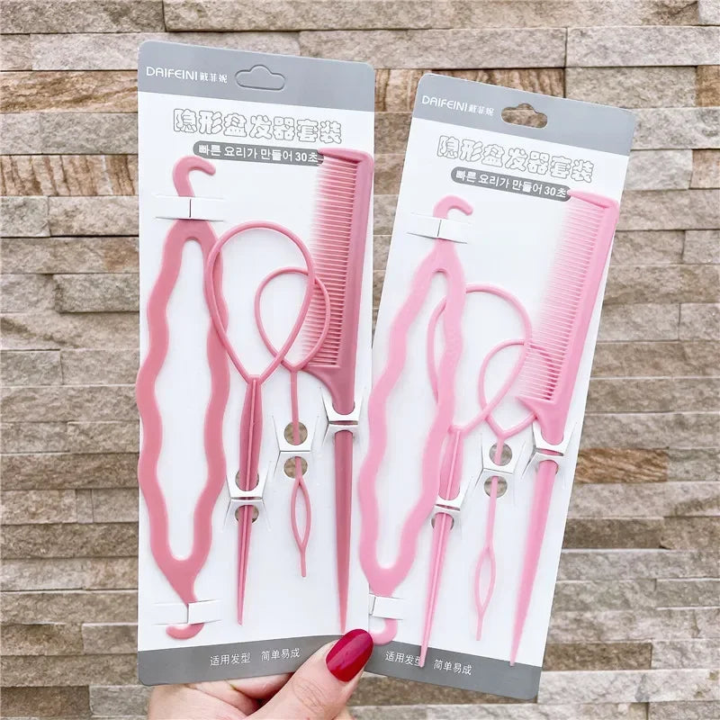 Magic Hair Styling Tools & Braiding Accessories Set
