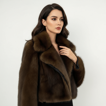 Women's Vintage Faux Fur Jacket