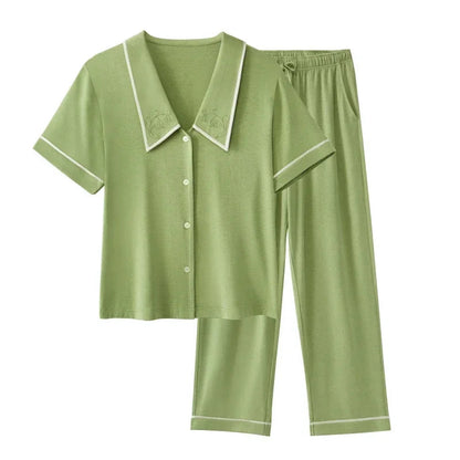Womens Pajamas Short Sleeve Set Loran