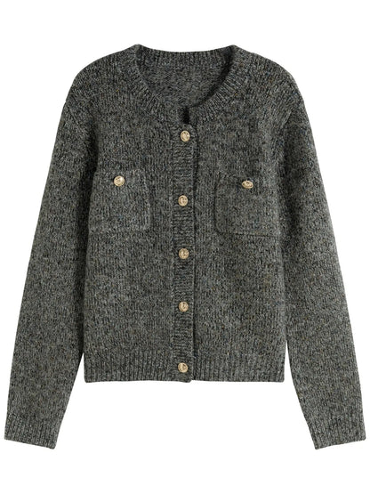 Chic Winter Knitted Cardigan Sweater Jacket for Women - Loran