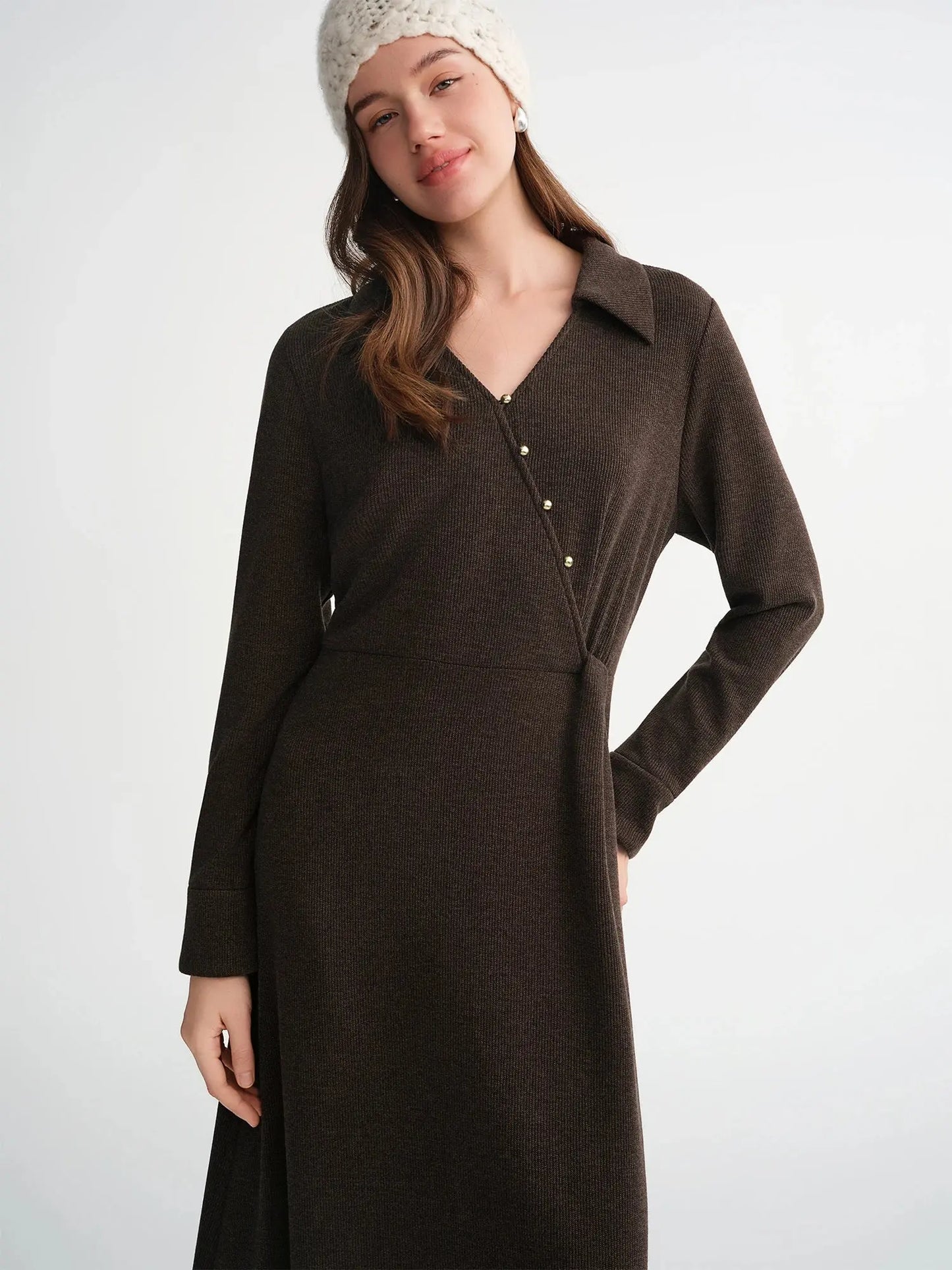 Retro European Temperament Knit Dress - Loran