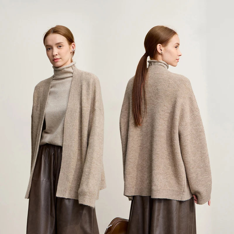 Cozy V-Neck Knit Cardigan for Women