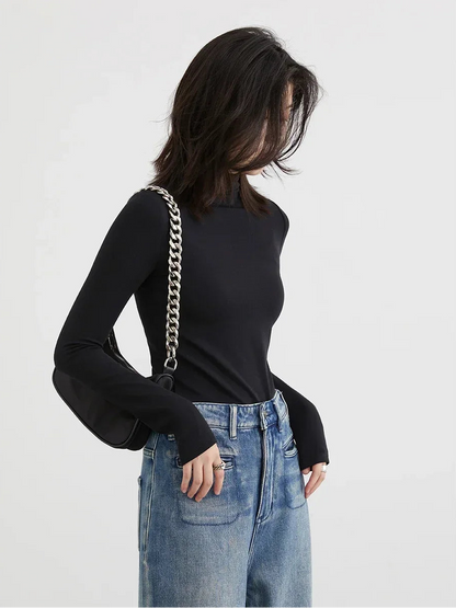 Spring/Autumn Women’s Base Layer Tee - Slim Fit Top Loran