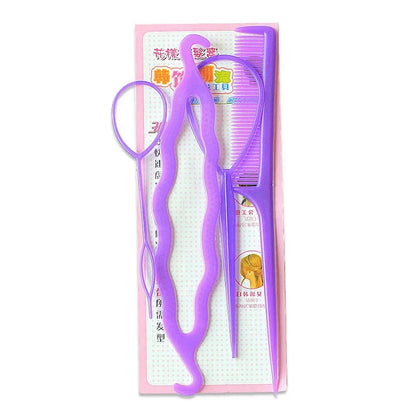 Magic Hair Styling Tools & Braiding Accessories Set