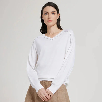Women’s Premium Silk-Blend Pullover LORAN STORE
