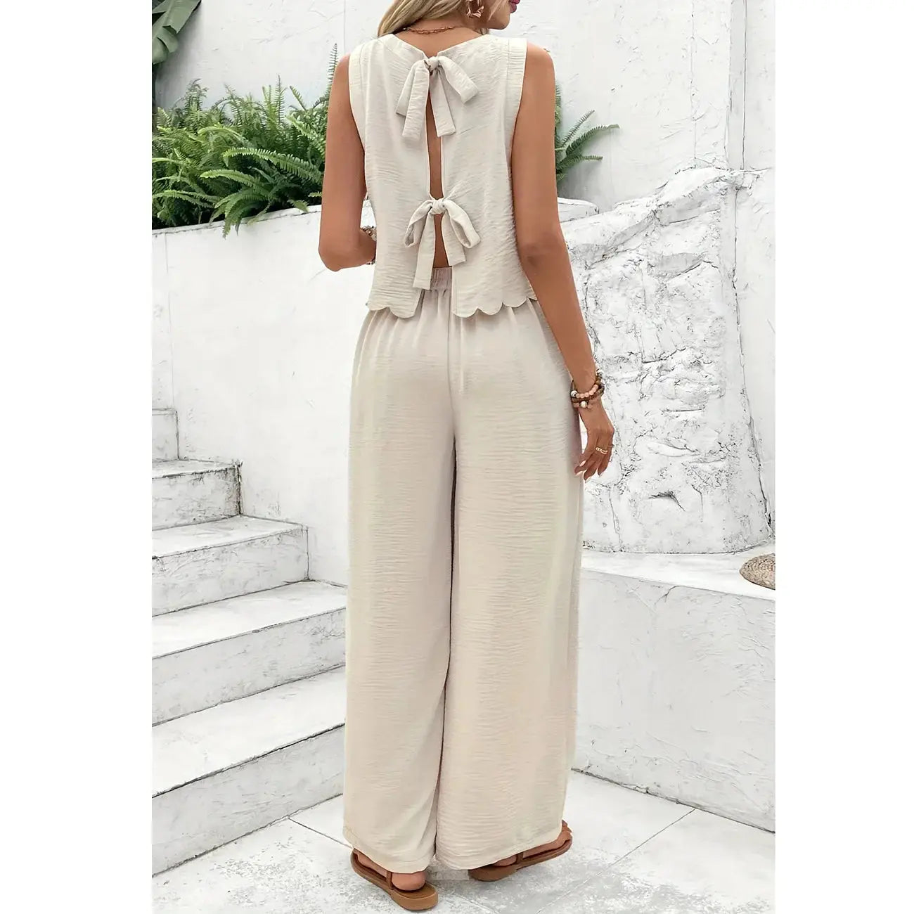 Casual Women's Tank Top & Trousers Set - Loran