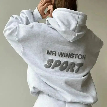 Thick, Fleece-Lined  Wings Hoodie - Loran