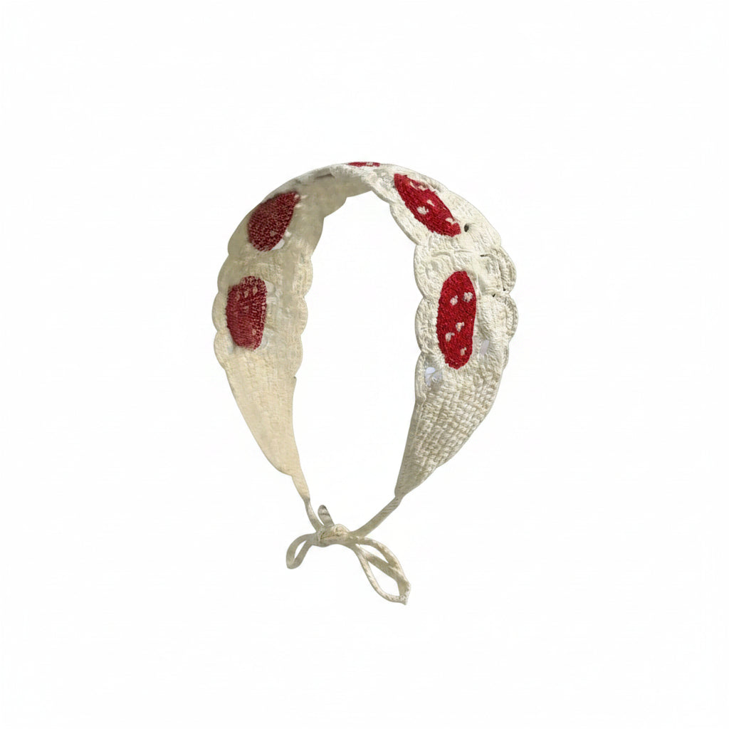 Vintage Knit Flower Headband Retro Hair Accessories