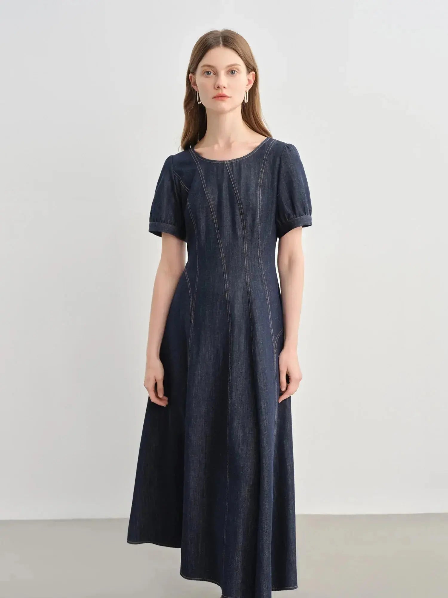 Women's Summer Plus Size Slim Denim Dress LORAN STORE