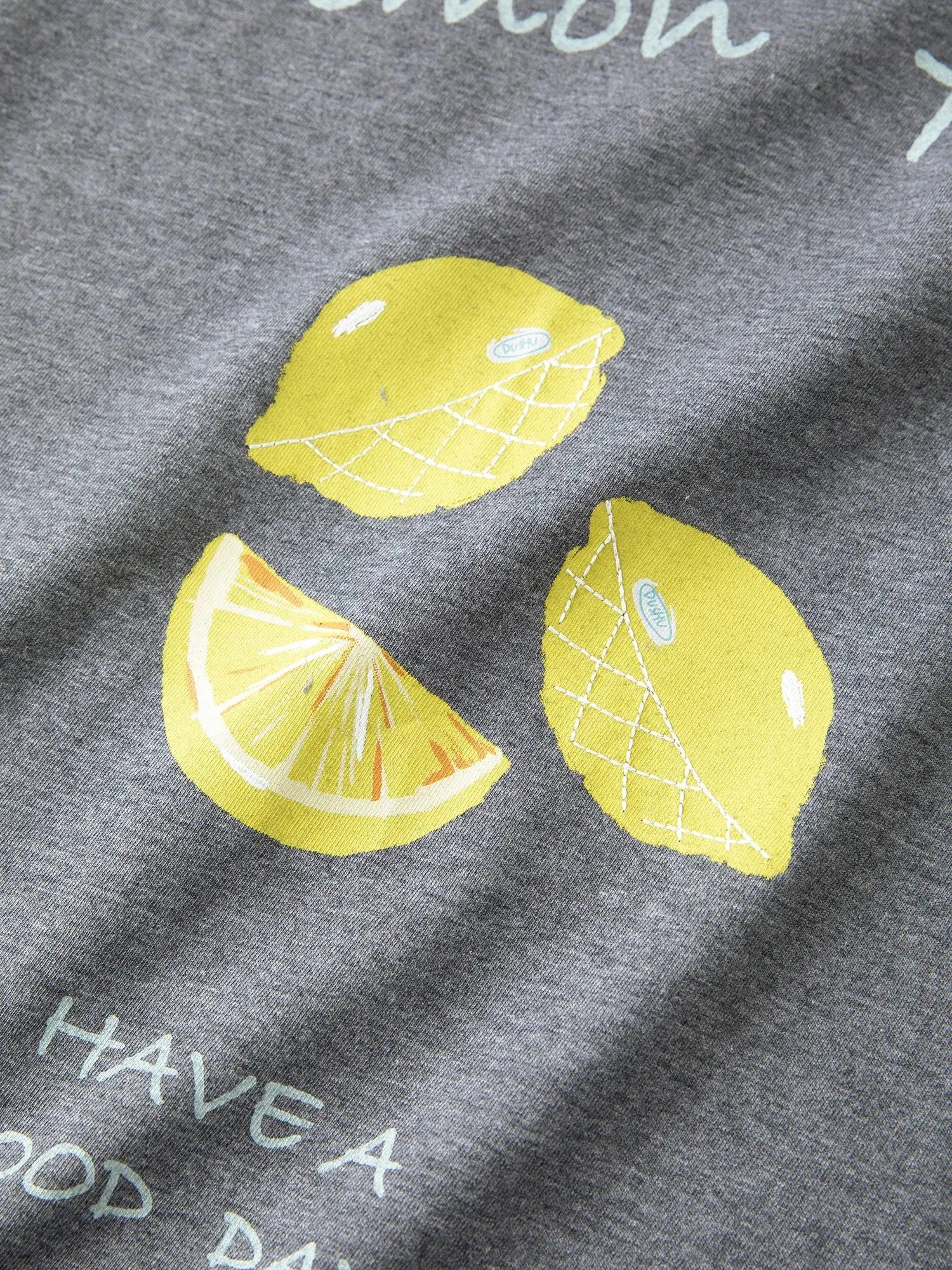 Women’s Fruit Print Cotton T-Shirt | Loose Straight Fit - Loran