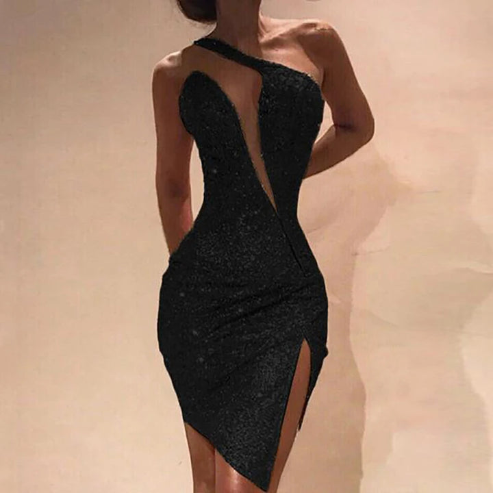 Elegant Dress Sexy Sequin Hip Wrap Dress - 3IN SMART Shop  #