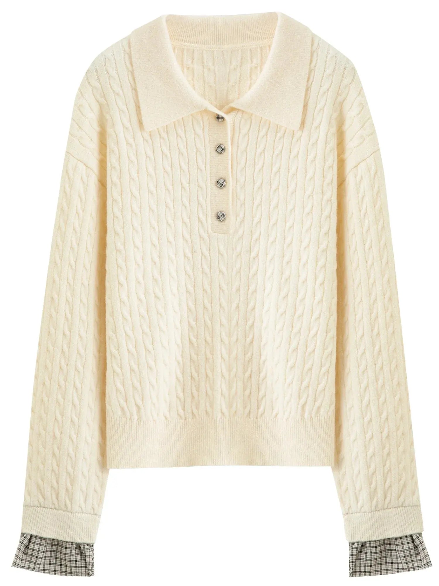 Twist Knit Cable Stitch Sweater - Loran