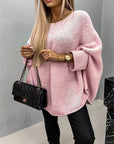Loose Knit Batwing Sweater
