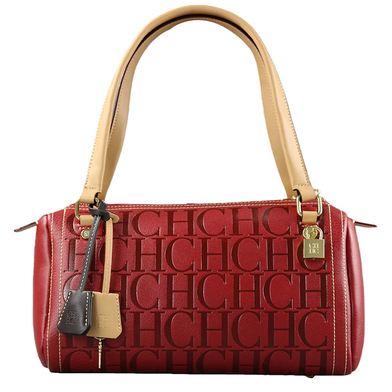 CH Large Capacity Women's Bucket Bag Classic Print