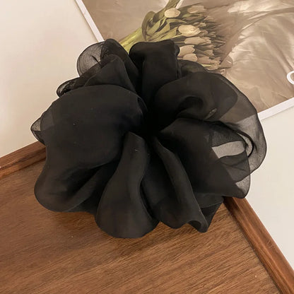 Mesh Bow Biral Claw Clip Elegant Hair Accessories