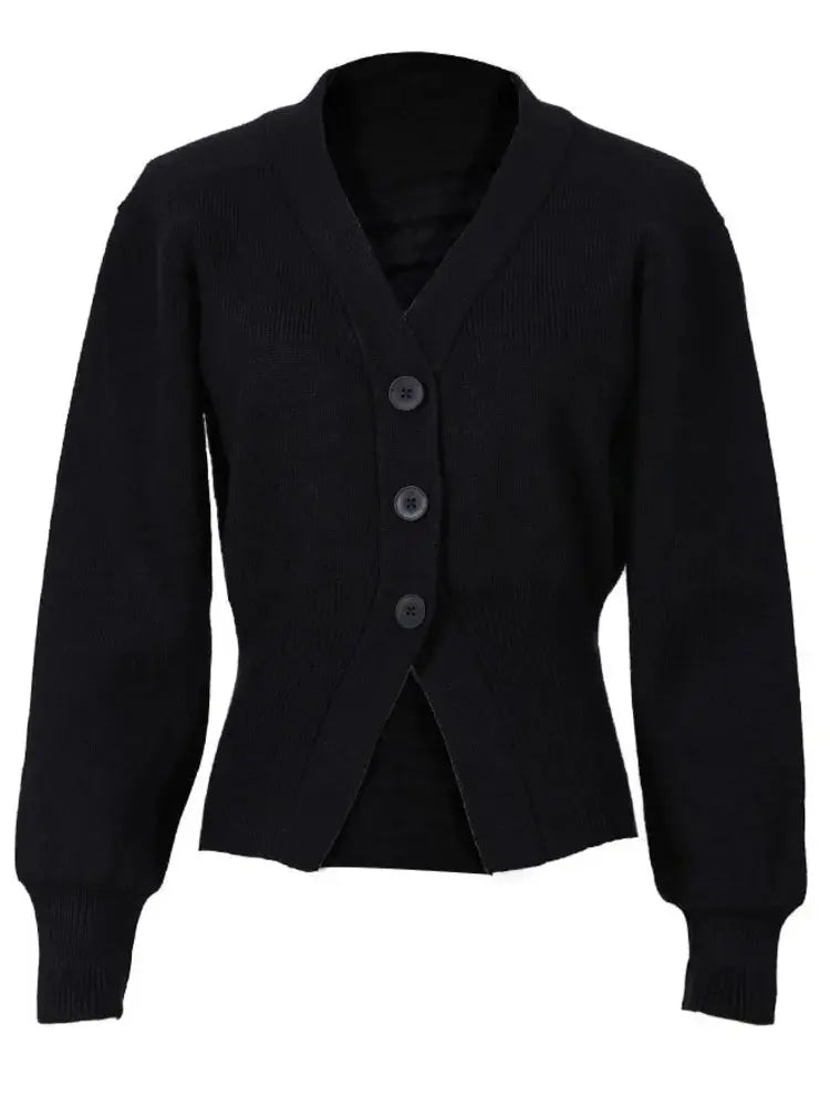 Women's V-Neck Long Sleeve Sweater - Loran