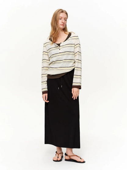 Women’s Striped 2-Piece Set Spring Sleeveless Casual Fit Loran
