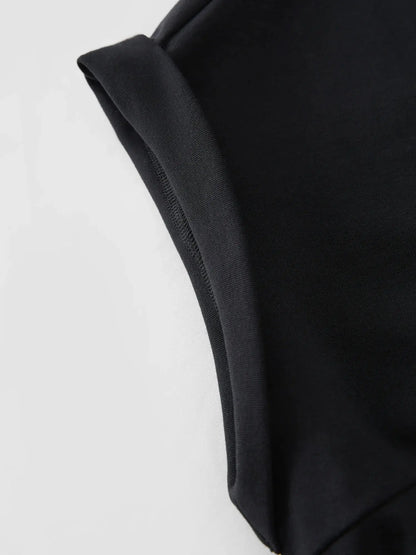 Elegant Plus-Size V-Neck Waist Dress - Loran
