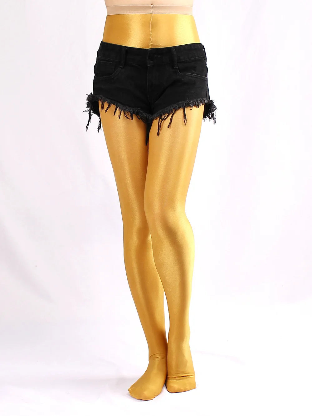 Shiny Oil Gloss Tights & Reflective Stage Socks