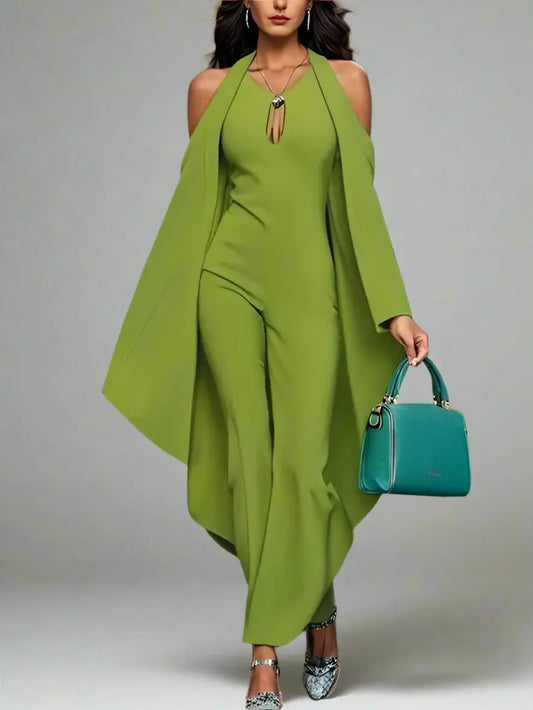 Elegant Batwing Sleeve Jumpsuit - Loran