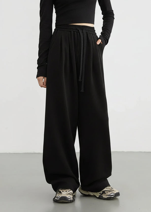 Thick Plush Joggers Autumn & Winter Drawstring Pants Loran