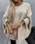 Loose Knit Batwing Sweater
