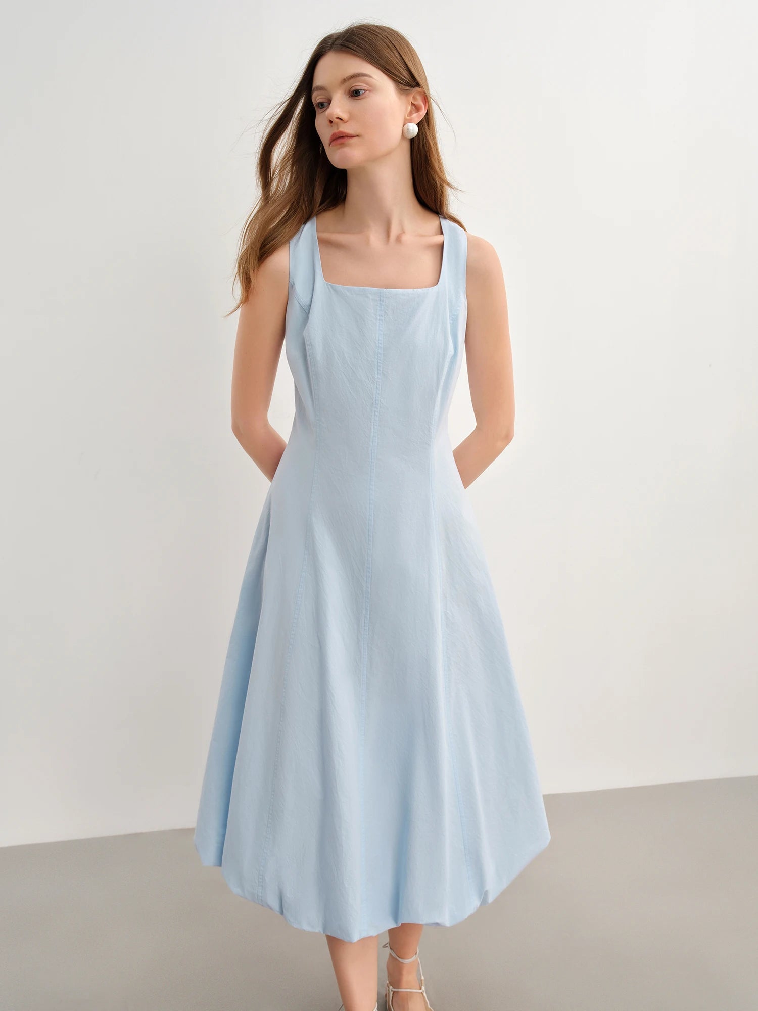Elegant Plus Size Sleeveless Maxi High Waist Dress Loran