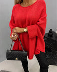 Loose Knit Batwing Sweater